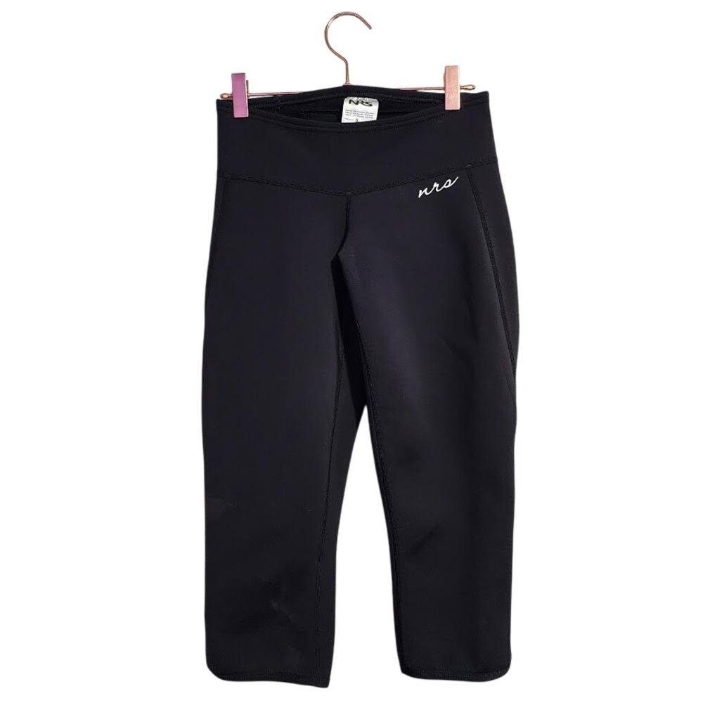 NRS Hydroskin 5.0 Capri‎ Neoprene Paddle Kayak Surf Pants Black Size S